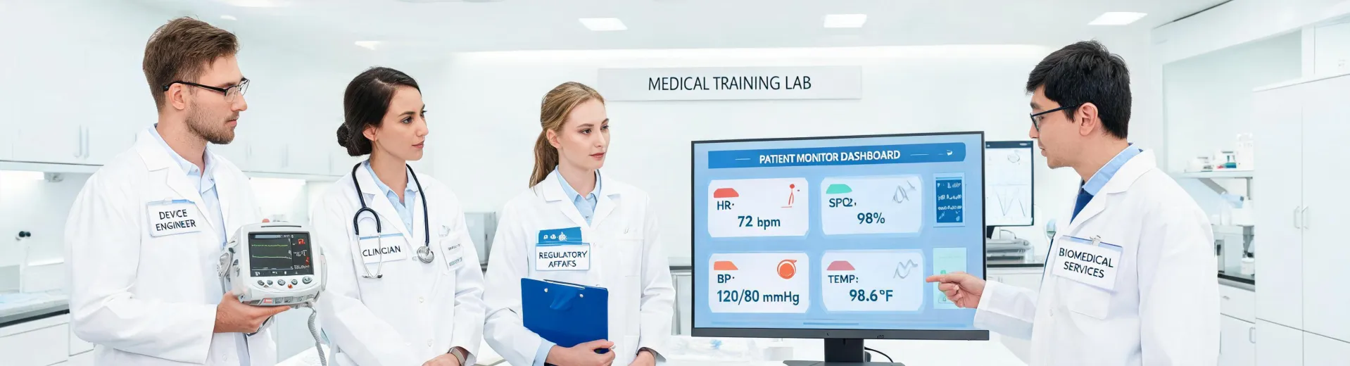 Clinical training and medical device engineering team